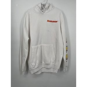 SpongeBob Squarepants Men's XLarge White 2-sided &‎ Sleeve Graphic Hoodie